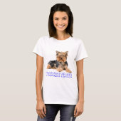 T-shirt Yorkshire Terrier Chien Chien Chien Chien Chien à  (Devant entier)