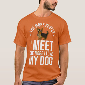 T-shirt Yorkshire Terrier Chien Chien Chien Chien Chien Ch