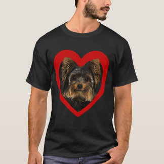 T-shirt Yorkshire Terrier Chien Coeur Yorkshire Terrier