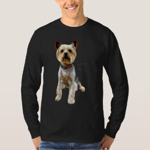 T-shirt Yorkshire Terrier Chien Yorkie Maman Papa Aime Ter