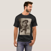 T-shirt Yorkshire Terrier cow-boy (Devant entier)