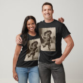 T-shirt Yorkshire Terrier cow-boy (Unisexe)