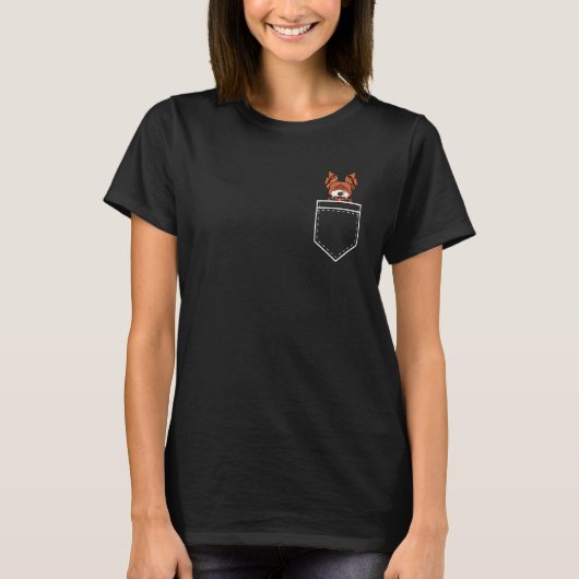 T-shirt Yorkshire Terrier Dans Mon Chien De Poche (Devant)