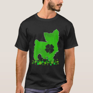T-shirt Yorkshire Terrier Dog St. Patrick Day Cute Shamr