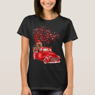T-shirt Yorkshire Terrier équitation Camion Valentine Butt