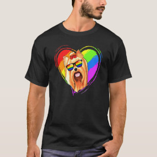 T-shirt Yorkshire Terrier Gay pride Lgbt