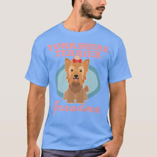 T-shirt Yorkshire Terrier Grand-mère Yorkie Propriétaire d