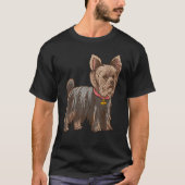 T-shirt Yorkshire Terrier - Identification de chien - Chie (Devant)