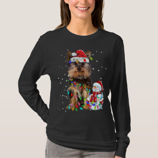 T-shirt Yorkshire Terrier Noël Noël Noël Noël Noël Noël No
