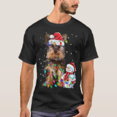 T-shirt Yorkshire Terrier Noël Noël Noël Noël Noël Noël No (Devant)