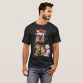 T-shirt Yorkshire Terrier Noël Noël Noël Noël Noël Noël No (Devant entier)
