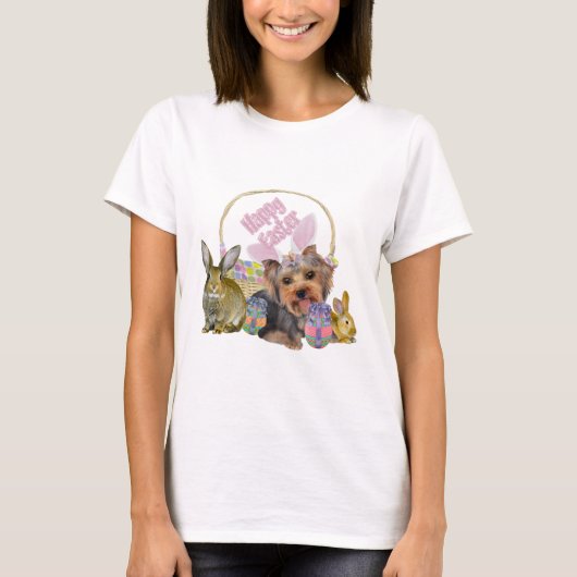 T-shirt Yorkshire Terrier Pâques (Devant)