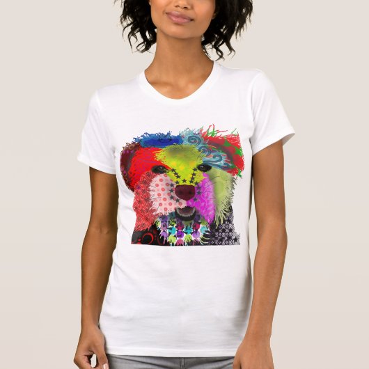 T-shirt Yorkshire Terrier - Patchwork (Devant)