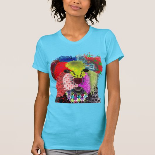 T-shirt Yorkshire Terrier - Patchwork (Devant)