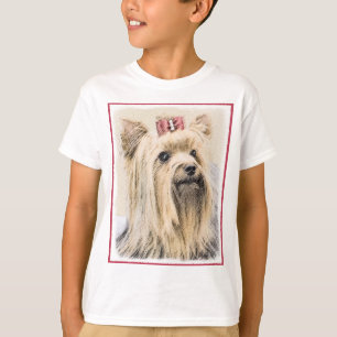 T-shirt Yorkshire Terrier Peinture - Cute Original Chien A