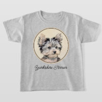 Yorkshire Terrier Puppy Peinture Chien original