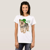 T-shirt Yorkshire Terrier Saint-Patrick (Devant entier)