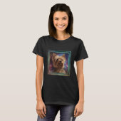 T-shirt Yorkshire Terrier Space (Devant entier)