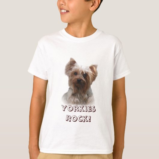 T-shirt Yorkshire Terrier Sweatshirt pour enfants (Devant)