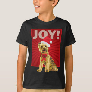 T-shirt Yorkshire Terrier - Yorkie le père noël