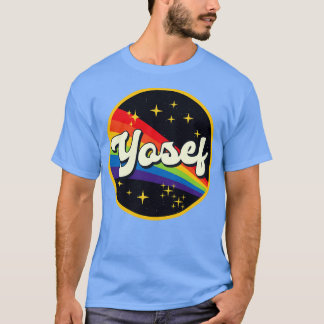 T-shirt Yosef Arc En Arc En Espace Style Vintage