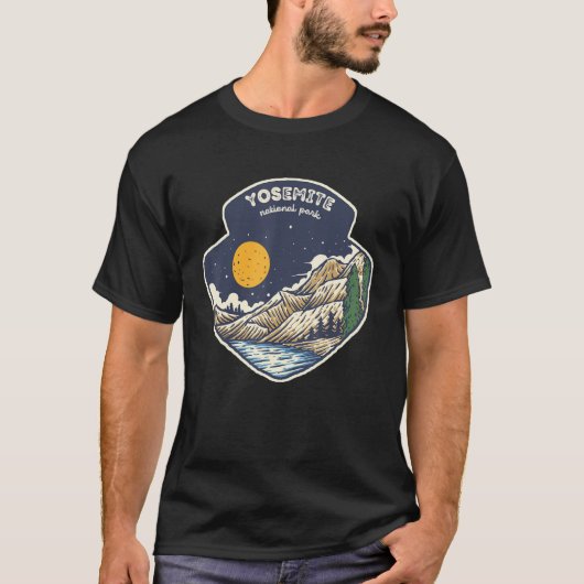 T-shirt Yosemite California National Park (Devant)