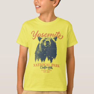 T-shirt Yosemite Grizzly Bear California National Park
