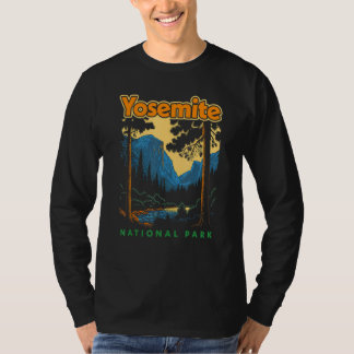 T-shirt Yosemite National Park Yosemite Valley Retro 80s