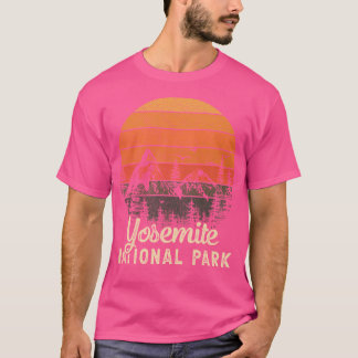 T-shirt Yosemite Parc National Retro Cadeau
