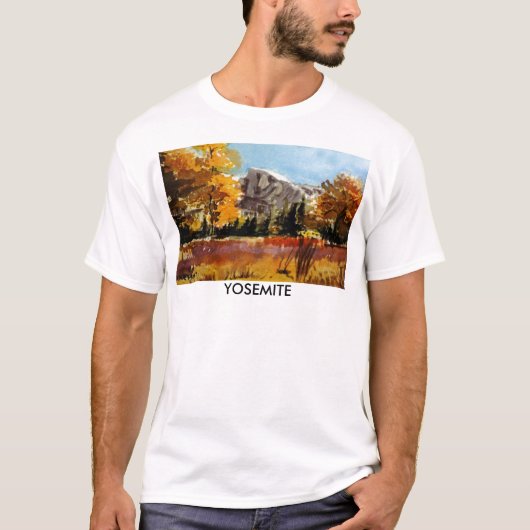 T-shirt Yosemite, pré de Halfdome (Devant)