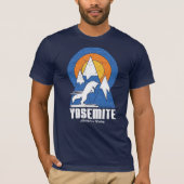 T-shirt Yosemite Ski White Fox (Devant)