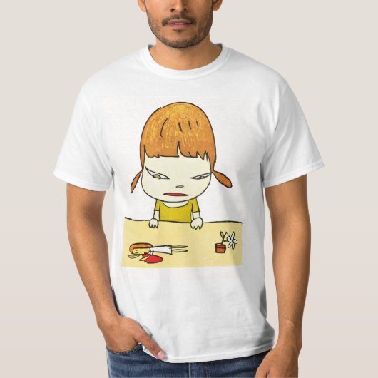 T-shirt Yoshimoto nara blonde (Devant)