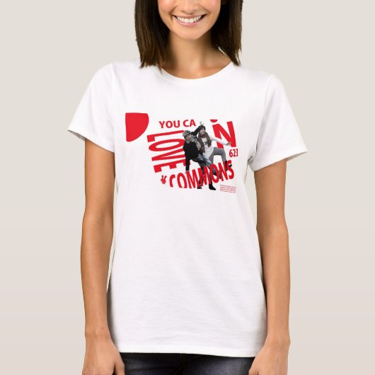 T-shirt YOU CAN LOVECOMMONS　TシャツType2 (Devant)