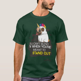 T-shirt You Cant Blend In When You Were Borno Stand funny