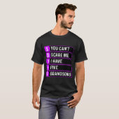 T-shirt You Can't E Me I Have Five Grandsons Funny Grandma (Devant entier)