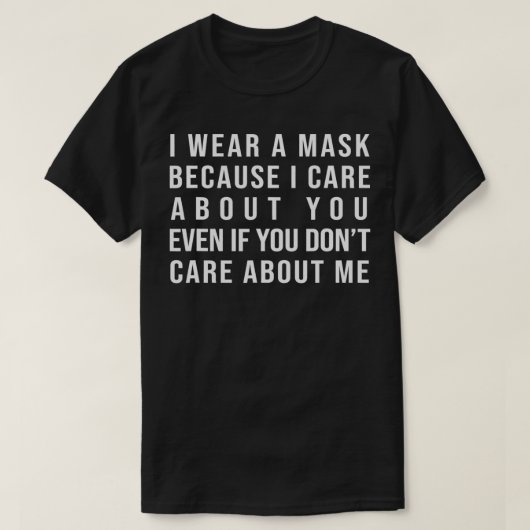 T-shirt You care (Design devant)