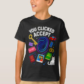 T-shirt You Clicked Accept Funny Data Privacy Tech Geek Gi (Devant)