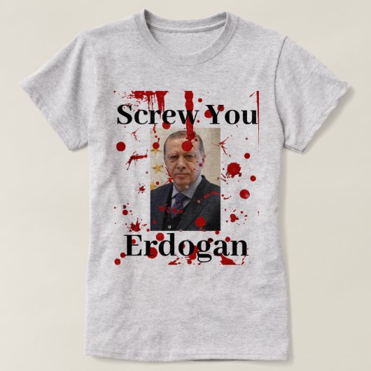 T-shirt You Erdogan (Design devant)