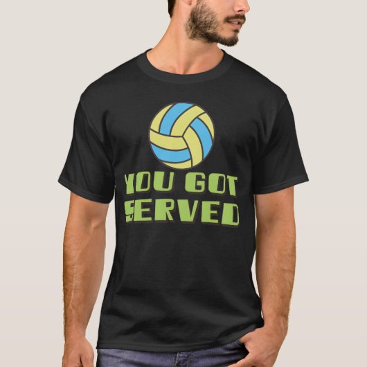 T-shirt You Got Served Volleyball game retro retro (Devant)