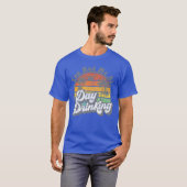 T-shirt You Had Me At Day Drinking Funny Retro Beach Summe (Devant entier)