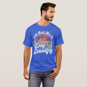 T-shirt You Had Me At Day Drinking Funny Retro Beach Summe (Devant entier)
