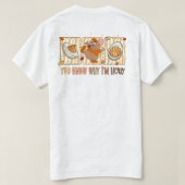 T-shirt You Know Why I'm Here, Funny Thanksgiving Mouse (Design dos)