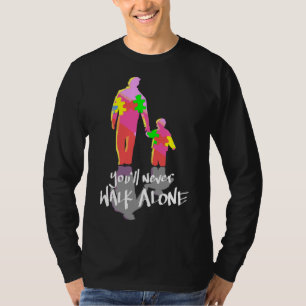 T-shirt You Ll Never Walk Alone Puzzle Pieces Autism Aware