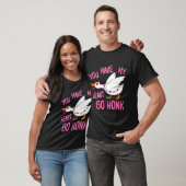 T-shirt You Make My Heart Go Honk Funny Goose Valentine Sa (Unisexe)