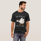 T-shirt You Make My Heart Go Honk Goose Valentine's Day  (Devant entier)