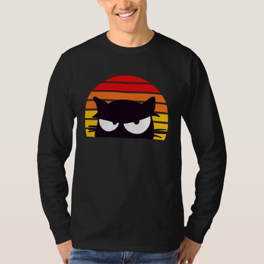 T-shirt You Okay Hun Meme Retro Cat Kitty Sunset (Devant)