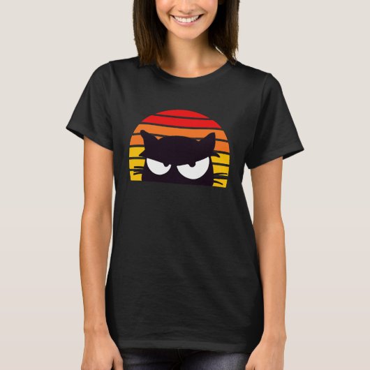 T-shirt You Okay Hun  Meme Retro Cat Kitty Sunset (Devant)