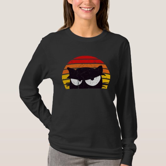 T-shirt You Okay Hun Meme Retro Cat Kitty Sunset 1 (Devant)