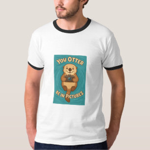 T-shirt You Otter Be in Pictures Jote Sea Otter avec appar