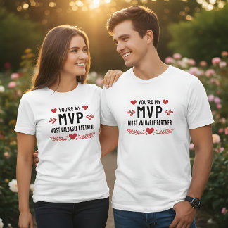 T-shirt You’re My MVP Most Valuable Partner Funny Love